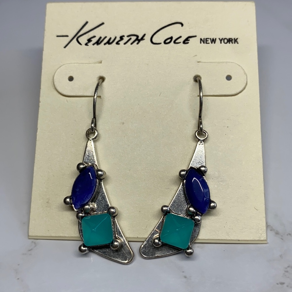 Kenneth Cole silver drop earrings